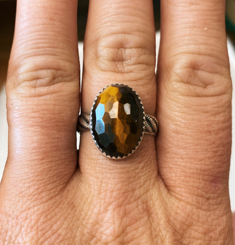 Tigers Eye Ring - Size 10.5