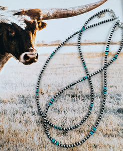 3mm, Kingman, and corrugated pearl chokers