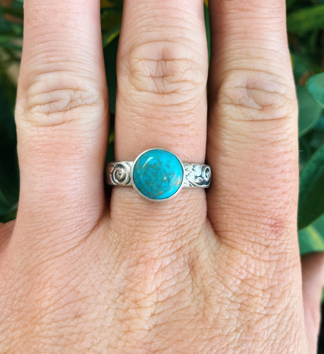 Mexican Turquoise Ring - Size 11