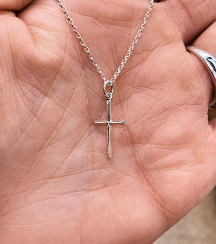 Sterling Silver Cross Necklace