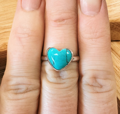 Kingman Heart Ring - Size 8