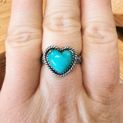 Kingman Heart Ring - Size 9