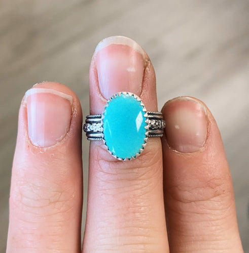 Turquoise Mountain Ring - Size 5