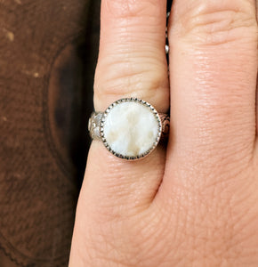 White Buffalo Ring - Size 6