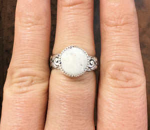 White Buffalo Ring - Size 9