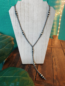 Chunky Navajo Pearl Lariat