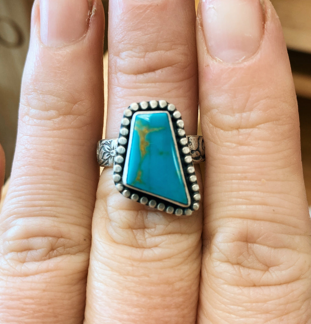 Royston Turquoise Ring - Size 6.5