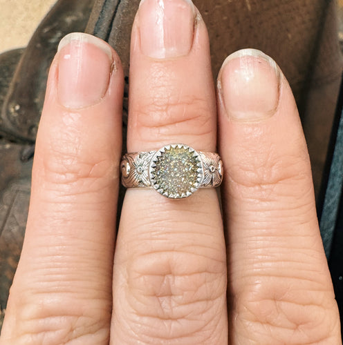 Druzy Ring - Size 5.5