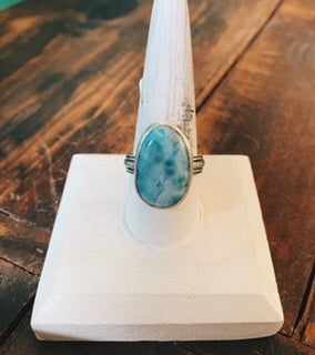 Larimar Ring - Size 11