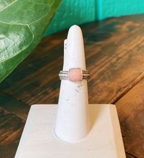 Pink Opal Ring - Size 6